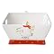 Oneida Snowman Large Square Bowl with Handles