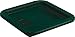 CFS 1074008 StorPlus Green Polyethylene Lid For 2-4 Quart Square Containers (Case of 6)