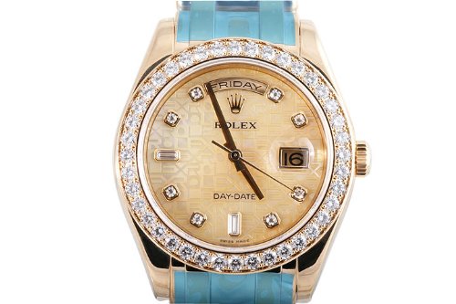 Rolex Mens Yellow Gold President Champagne Jubilee Dial