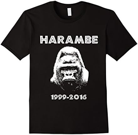 Men's Official Original Gorilla Support 2016 T-Shirt Large Black