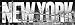 1art1 - 51531 - Poster de Porte - New York - Skyline - Lettres - 158 x 53 cm