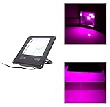 Lixada 超薄型85-265V 50W 50LEDs 植物育成LEDライト 赤40+青10 植物育成用LED使用 水耕栽培 室内栽培 防水IP65 ,投光器タイプ , 低消費電力で長寿命で明るい照