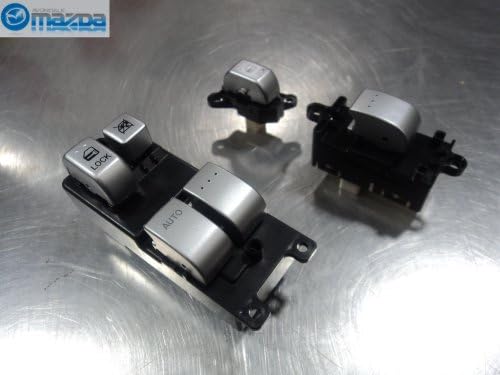 MAZDA RX-8 2004-2008 SILVER WINDOW SWITCH SET PASSENGER SIDE AND DRIVER SIDE