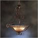 Kichler 70491 Cottage Grove Inverted Three Light Incandescent Pendant in Carre Bronze with Option...