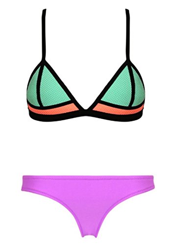 Ebuddy Women Neoprene Wet Suit Bikini Swimsuit Swimwear(FBA)