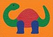 Lauri Crepe Rubber 5 Pc DINOSAUR PUZZLE