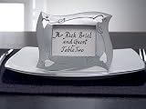 Silver Finished Resin Photo Frame w Cut Out Hearts and Crystals - Baby Shower Gifts & Wedding Favor