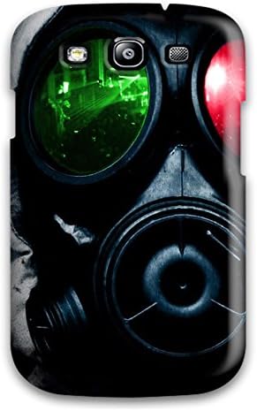 Tpu Case Cover For Galaxy S3 Strong Protect Case - Gas Mask Design