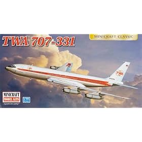 Minicraft TWA 707-331 1 144 Scale from Toy RC Airplanes
