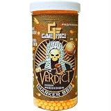 Game Face Verdict 6mm Marking Airsoft BBs, 0.20g, 5000 rds, Orange