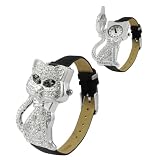 Geneva Platinum Jeweled Animal Watch by Geneva