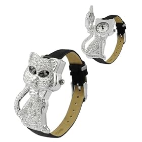 Click here to buy Geneva Platinum Jeweled Animal Watch by Geneva.