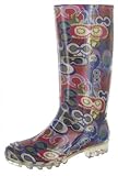COACH Pixy Pop C Womens Signature Designed Rubber Rain Boot Shoe