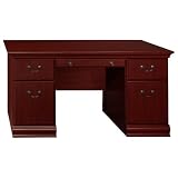 Bush Furniture Birmingham Executive 60-Inch Executive Desk, Harvest Cherry