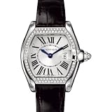 Cartier Roadster 18kt White Gold Diamond Ladies Watch WE500260 by Cartier