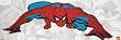 Empire 348432 Spiderman - Crawling Comic T�r-Poster Druck - 158 x 53 cm