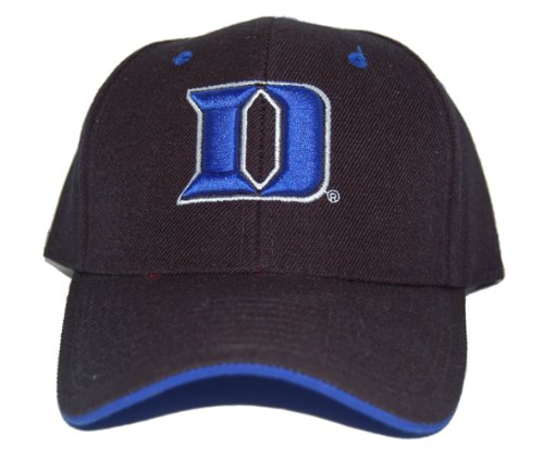 New Duke Blue Devils Fitted College Hat - Black