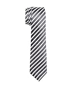 Vincenzo Boretti Corbata Seda (Antracita / Blanco)