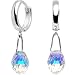 Aurora Crystal Dangle Huggy Earrings MADE WITH SWAROVSKI ELEMENTS