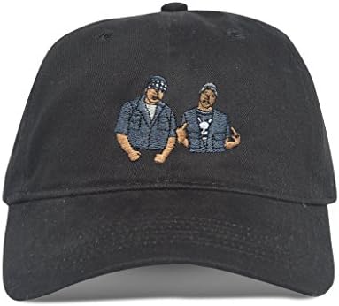 Meme Dream Team Men's Big and Pac Dad Hat Black