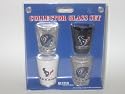 HOUSTON TEXANS 4 Piece Collector SHOT GLASS SET