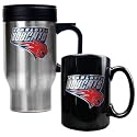 NIB Charlotte Bobcats NBA Steel Coffee Travel Mugs