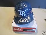 Sam Fuld Autographed Tampa Bay Rays Mini Helmet *Great Price* - Autographed MLB Helmets and Hats
