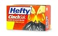 Hefty E8-6720 39-Gallon Cinch Sak Lawn and Leaf Bags, 18-Count