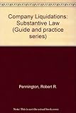 Company liquidations : the substantive law