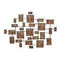 Metal Wall Decor - Brown