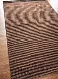 Rugs USA Contemporary Wool Handmade Naples 5 x 8 brown Area Rug