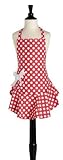 Jessie Steele Kids Apron, Red and White