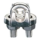 ESCO (エスコ) 5mm ワイヤークリップ(ステンレス製) EA638FZ-5
