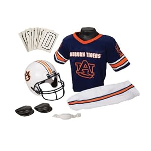 Franklin Sports NCAA Auburn Tigers Deluxe Youth Team Uniform Set, Small