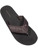 Dockers - Mens Flip Flop Sandal, Brown
