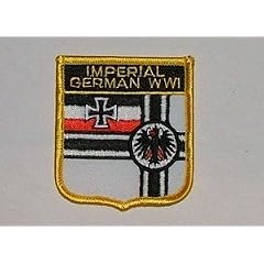 Aufn�her Imperial German WWI / Reichskriegsflagge Schrift oben