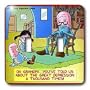 Londons Times Funny Medicine Cartoons - Grandpa Prozac And The Great Depression - Light Switch Covers - double toggle switch