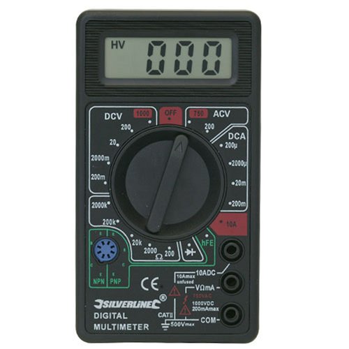 Silverline 589681 Digitales Multimeter
