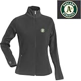 MLB Oakland Athletics Black Womens Sleet Fleece