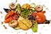 Wallmonkeys Peel and Stick Wall Decals - Assorted Grilled Vegetables, Isolated on White, Selective Focus - Removable Graphic