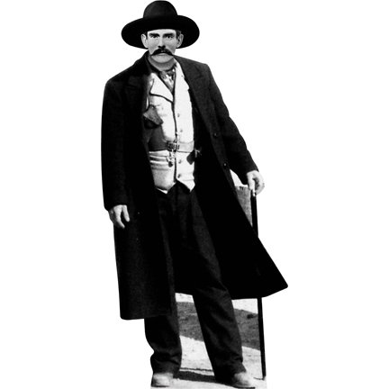 H49004 Doc Holliday Cardboard Cutout Standee Standup