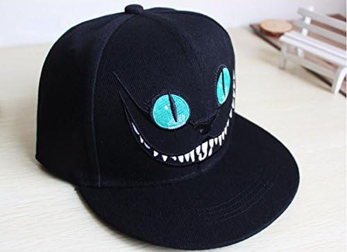Qkking Unisex Adult Adjustable cat Cartoon Hip Hop Hats Baseball Caps Outdoor Caps