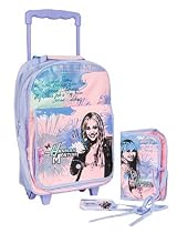 Hannah Montana Luggage Set, Wheeled Bag, Wash Bag & Purse
