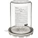 Nalgene 5305-0609 Polycarbonate Vacuum Chamber Jar with Polypropylene Vacuum Plate, 4.7L Capacity, 6-5/8" OD x 9-3/8" Overall Height