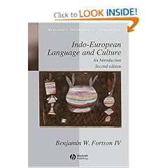 Indo-european Language and Culture: An Introduction (Blackwell Textbooks in Linguistics)