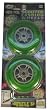 SET OF 2 GREEN WHEELS FOR Razor Scooter w/ABEC5 Bearing