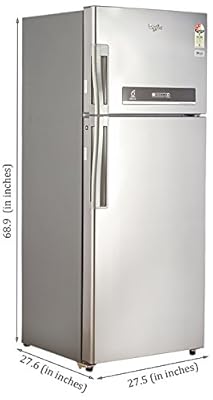 Whirlpool Pro 465 Elite Double-door Refrigerator (445 Ltrs, 3 Star Rating, Alpha Steel)