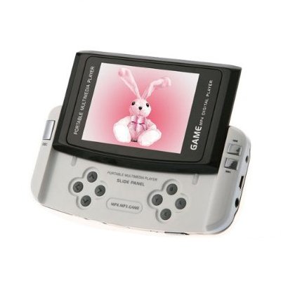 4GB Portable Multimedia 2.8 inches TFT PMP Slide Screen 1.3 Mega pixel MP3/MP4/ Video Audio Game Player Built in Lithium rechargeable battery W/ SD MMC SLOT