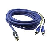 QVS 10 Foot Premium S-Video to RCA Cable