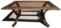 Strathwood All-Weather Cashmere Wicker Rectangular Coffee Table